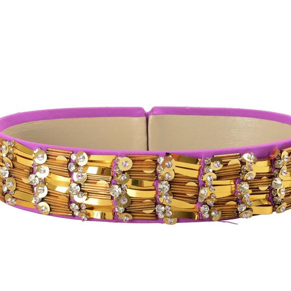 Dsquared2 Silk Embellished Belt